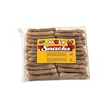 MOLY Packung mit 20 gepressten Knochen für Hunde, 11 cm, kaubarer Snack mit niedrigem Fettgehalt, ideal für Welpen und kleine Hunde, verbessert die Zahngesundheit und verhindert Langeweile