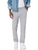 Amazon Essentials Herren Legere Stretch-Chinohose mit Enger Passform, Hellgrau, 31W / 34L
