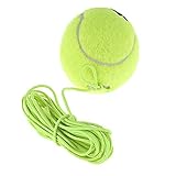 AICHUANG Tennisball und Saitenersatz für Tennistrainer, 1 x Tennis-Trainerball mit Schnur, ideal für Indoor- und Outdoor-Tennisübungen mit einem Sprungball, langlebig (1)
