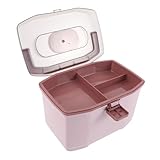 RORPOIR Tragbare Medikamentenbox aus Robustem Kunststoff mit Griff Vielseitiger Aufbewahrungskoffer für Medikamente und Notfälle Kompakt Staubdicht für Familie und Unterwegs