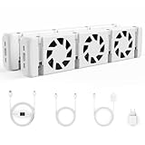 Heizkörper Ventilator, Smarter Heizungsventilator für Heizungen und Unterheizungen, Langlebiger Heizkörperverstärker zur Erhöhung der Heizeffizienz, zum Sparen von Energie und Heizkosten
