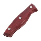 HOLIDYOYO Ersatzmessergriff aus Holz Ergonomisch für Küchenmesser Vielseitig Passend Küchenzubehör Robuster Holzgriff für Kochmesser und Hackmesser Komfortabel und Rutschfest