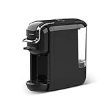 Schneider 4-in-1 Kaffeemaschine - Kaffee Kapselmaschine für Nespresso, Dolce Gusto und gemahlenen Kaffee, Kaffeepads, Schnellbrühsystem, 19 bar Hochdruckpumpe, Tropfschale & 0,6 l Wassertank, schwarz