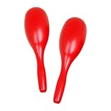 1 Paar Maracas Spielzeug Krachmacher Partybevorzugung Kunststoff Maraca Shaker Musikinstrumente Happy Atmospheres Maker Kunststoff Maracas Spielzeug