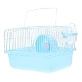 BESPORTBLE Haustierkäfig Villa Käfig Hamsterkäfig Haustier Hamsterkäfig Hamster-reisekäfig Hamsterkäfige Luxuriöse Käfige Hamster-Villa-käfig Kleine Pastorale Käfige Chinchillakäfig Blue