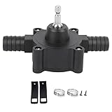 Zentrifugal-Handbohrmaschine, Selbstansaugende Wassertransferpumpe, Handbohrpumpe, 13 × 8 × 7, Tragbare Selbstansaugende Flüssigkeits-Wassertransfer-Kreiselpumpe