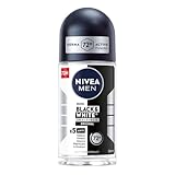 NIVEA MEN Black&White 72 H Invisible Original Antitranspirant im Ball für Männer 50 ml