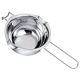 JOYIT 400ml Schokofondue Schmelztopf, Edelstahl 304 Wachsschmelztopf