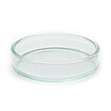 Futterschale aus Glas 40x8mm !6 Größen! für Aquarium & Terrarium  Garnelen, Schnecken, Welse... | Echtglas Futter Schale zum geziehlten füttern | KEIN Acryl/Plastik sondern Laborglas!