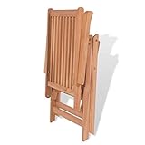 Ausla Gartenstuhl, 7 Liegepositionen, Faltbarer Terrassensitz für den Innenhof