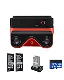 KanDao 3D-Kamera, 3D Sofortbild-Digitalkamera, 180 Grad stereoskopische Kamera, 3D-Videokamera für VR-Gerät mit 2,54-Zoll-Touchscreen, QooCam EGO, Schwarz, Reise-Kit