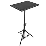 TOYZFRIENDY Faltbarer Projektor Stativständer mit Teleskop höhenverstellung Material Multifunktionales Laptop Soundkarten Regal Tragbar für Heimkino Büro Bühne und Outdoor Einsatz