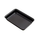 LUCKGONI Backblech aus Karbonstahl, Antihaftbeschichtung, tiefe Struktur, für Kuchen, Brot und Gebäck, ofenfest, Kochen