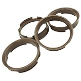 4x Zentrierringe 72,6-66,6/72,6mm auf 66,6mm BRAUN für MAM KESKIN