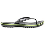 Crocs Unisex Crocband Flip Zehentrenner, Graphite Volt Green, 41/42 EU