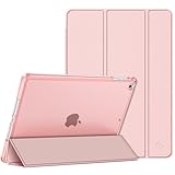 Fintie Hülle für iPad Air 2 (2014 Modell) / iPad Air (2013 Modell) - Ultradünne Superleicht Schutzhülle mit Transparenter Rückseite Abdeckung mit Auto Schlaf/Wach Funktion, Roségold