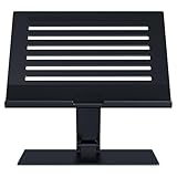 Razer Adjustable Laptop Stand - Ergonomischer höhenverstellbarer Laptop-Ständer für Laptops bis zu 18“ Zoll (höhen- und neigungsverstellbar, Robustes Aluminium, belüftetes Design) Schwarz