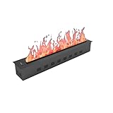 XCSCUK Wasserdampfkamin, Wandkamin, Flammenfarbe/-Geschwindigkeit einstellbar, intelligenter LCD-Touchscreen, elektrischer Kaminofen