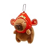 MOLKASIA Cosplay Plüsch Schlüsselanhänger Rucksack Anhänger Cartoon Auto Schlüsselanhänger Handtasche Dekoration Frauen Zubehör Geburtstag, Glück, 10-12cm