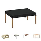 SIMPHAUS Abdeckung Gartentisch 110x70x15cm Abdeckplane Tisch Outdoor Abdeckung für Tischplatte Schutzhülle für Gartenmöbel Wasserdicht UV-Beständiges 420D Oxford Gewebe