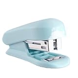 Heftgerät Mini-Hefter-Studenten Verwenden Einen Kleinen Handhefter For Den Haushalt, Büroverpackungen, Einen Speziellen Kleinen Hefter Nr. 12, Heftklammern Weißer Hefter(Blue)