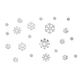 Weihnachtsdeko AußEn Weihnachtsbilder Fenster Frohe Weihnachten Aufkleber Weihnachtsfensteraufkleber Schneeflockenförmige Weihnachtsdekoration Wiederverwendbare Wandaufkleber Aufkleber