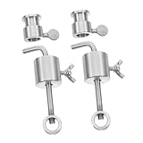 Kisangel 2 Stück Edelstahl BBQ Grill Ausgleichsgewicht Rotisserie Counterweights für Drehspieß und Spieße Hitzebeständig Stabilisierend für Outdoor Grillen und Familienfeiern