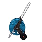 BONKZEBU Gartenschlauchwagen, Praktischer, Stabiler Wasserpfeifenständer für Innenhöfe und Gärten, ABS+PP+Aluminiumrohr, 88 X 30 X 40 Cm