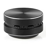 Bntaomle Tragbarer Kompatibler Knochenleitungslautsprecher mit Stereo-Sound, Einfach zu Bedienender Bluetooth-Lautsprecher (Schwarz)
