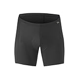 Gonso Base Pants M, Herren Fahrradunterhose, Passt unter alle Rad-Shorts, Tights mit tri-elastischem Dry Up Sitzpolster, Geruchshemmendes Silver+, Enganliegende Passform