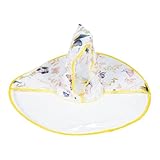 VERDANVERSE Regenponcho Transparent Pe-material Leicht und Strapazierfähig Wind Schmutzabweisend Multifunktional für Outdoor Schule Wandern Jungen Mädchen