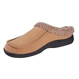 isotoner Herren Lewis Clog Slipper, Wildleder, 11-12