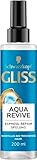 Gliss Express-Repair-Spülung Aqua Revive (200 ml), Haarspülung bietet eine Extraportion Feuchtigkeit & gesunden Glanz, für normales bis trockenes Haar