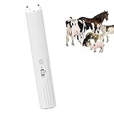 WOERD Elektrischer Viehtreiber, Elektroschocker Viehtreiber Für Vieh, Wiederaufladbarer Wasserdichter Vieh Prod Für Kuh Schwein Rinder Ziegen Big Dog Tier Elektrischer Hot Stick
