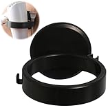 QianFenShi Föhn Halterung,Föhnhalter Wand Ohne Bohren,Föhnhalter Wand,Fön Halterung Ohne Bohren,Fönhalter Ohne Bohren,Föhnhalterung,Haartrocknerhalter,aus ABS Kunststoff,Selbsthaftend (Schwarz)