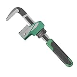 Jingmiger Rollgabelschlüssel, Rohrschlüssel, Schraubenschlüssel für Schlauch-Schraubstock Typ F, multifunktionaler Schnellschlüssel mit rechtwinkliger Verlängerung zum Entfernen von speziell geformten