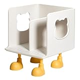 Pitycbo Desktop Bücherregal, Platzsparender Buch Organizer für, Zeitschriften, Wohnzimmer