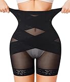 Gotoly Shapewear Damen Bauchweg Unterhose Hohe Taille Miederhose Mit Bein Figurenformend Miederpant Stark Formende Body Shaper Unterwäsche Bauchkontrolle Kurze Hose Leggings Shorts