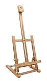 Paintersisters® T-40 TISCHSTAFFELEI 65cm Buchenholz FSC® für Keilrahmen bis 40 cm, Sitzstaffelei, Malhöhe und Neigungswinkel verstellbar