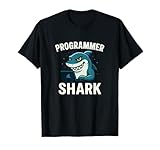Programmierer Hai, lustiges Codierungs-Humor-Design T-Shirt