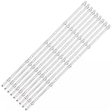 HABITZ 1 Set = 9 LED-Streifen-Hintergrundbeleuchtung, kompatibel mit K55DLY8US KS5500SM4K HRS_SQY55D3_5X9_2W_MCPCB 12mm_V1 PLED5544U HV550QUB-F5A RNSMU5545