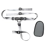 Ziyonix Verstellbarer 3-Punkt Sicherheitsgurt für Hochstuhl,1 Stück, Baby Ersatz-Sicherheitsgurte für Baby Kinderwagen, Hochstuhl, Baby Kinderschutzgurt mit Schrittschutz kompatibel mit IKEA ANTILOP