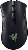 Razer DeathAdder V2 - Kabelgebundene Gaming Maus mit ergonomischem Komfort für PC / Mac (Optische Switches, optischer Fokus+ 20K Sensor, Speedflex Kabel, integrierter Speicher) Schwarz