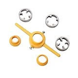 JOERBABU Gewindeschneider-Set, PVC, rund, Rohreinfädler, Sanitärwerkzeug, 3-teilig, Größe 1,9 cm, 2,5 cm