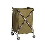 Haushaltswagen aus Edelstahl – Schwerlast-Raum-Servicewagen für Hotels & Restaurants Effizienter Reinigungswagen mit Ablagen & Design