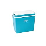 EZetil Kühlbox Mirabelle Sun Und Fun für Camping, Urlaub, Reisen und Outdoor Veranstaltungen blau/weiß, 39.3 x 23.3 x 38 cm, 24 Liter