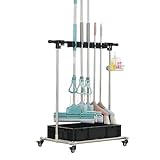 Besen- und Mopphalter, Reinigungsmittel-Organizer, Wagen auf Rädern, Mopp-Eimer, Gartenwerkzeug-Organizer, Besenschrank, Aufbewahrungsschrank, Mopp-Abtropfgestell, Schirmständer für die Haushaltsfüh