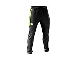 alpas Trainingshose/Jogginghose/Freizeithose Dynamic für Kinder/Jungen Gr. 116 bis 176 *NEU* Sporthose, Farbe: schwarz/neon gelb, Größe: 164