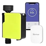 Shrivee Bewässerungscomputer, intelligenter automatischer Bewässerungs Timer, WiFi-Wasser Timer für Rasensprenger, mit APP und Wasserverbrauchsüberwachung, für den Garten