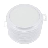 ARTSEWPLY 10 Stück Teiliges Leeres Stempelkissen ohne Farbe Praktische Ungiftige Blanko Ink Pads für Kindergarten DIY Malerei Langlebig mit Versiegeltem Deckel für Handwerksprojekte und